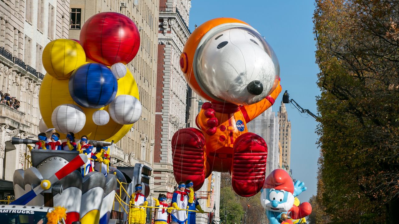The 97th annual parade will kick off at 8:30 a.m. on West 77th Street and Central Park West. (AP Photo/Ted Shaffrey)