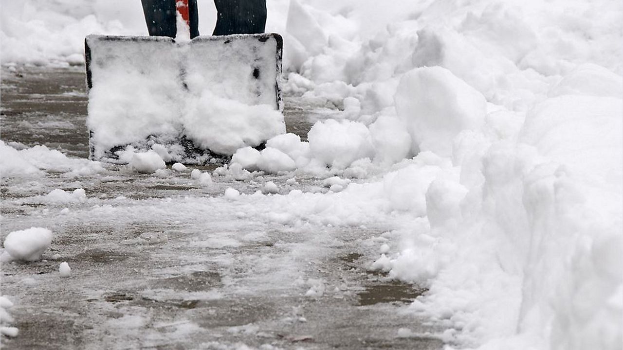 snow shoveling