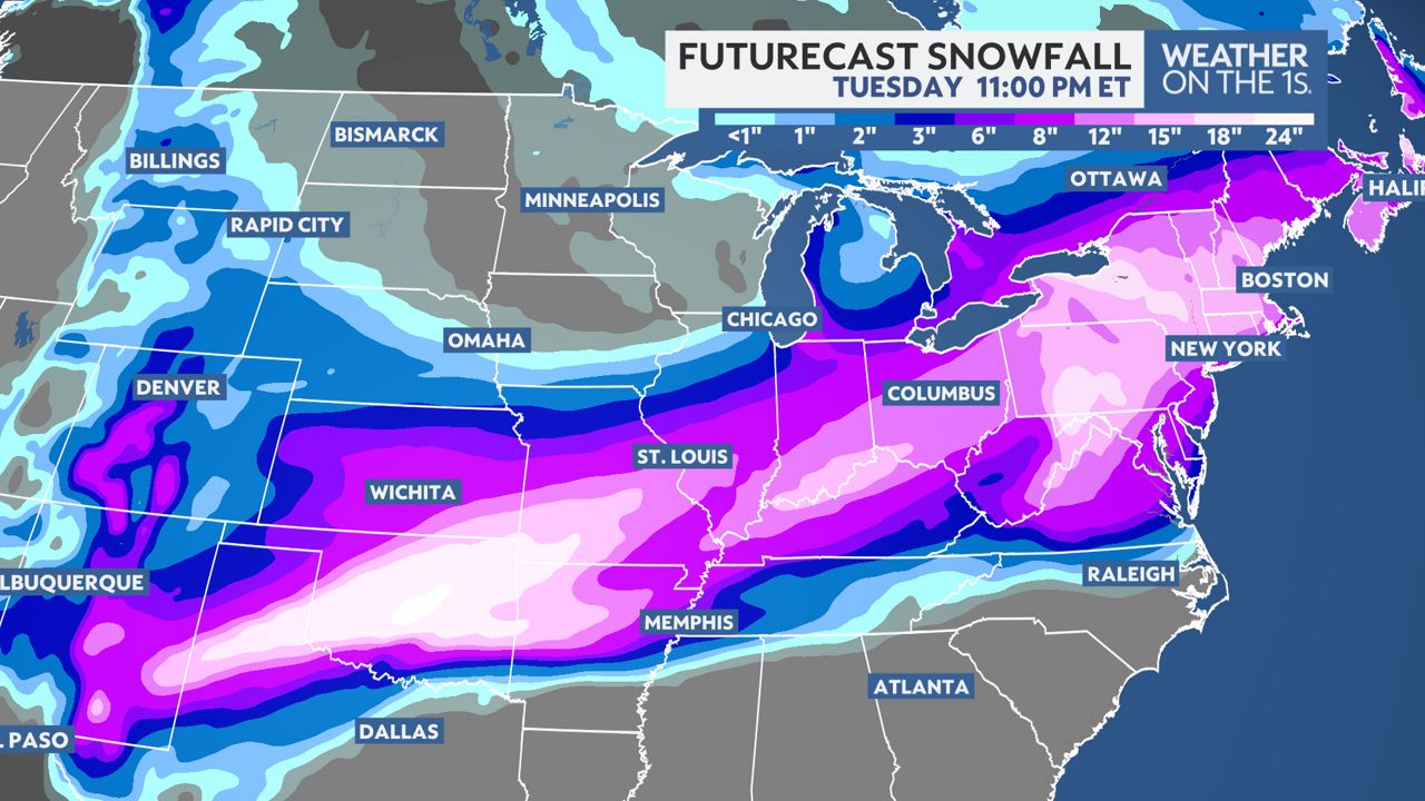 Major winter storm could cripple the Southeast this weekend