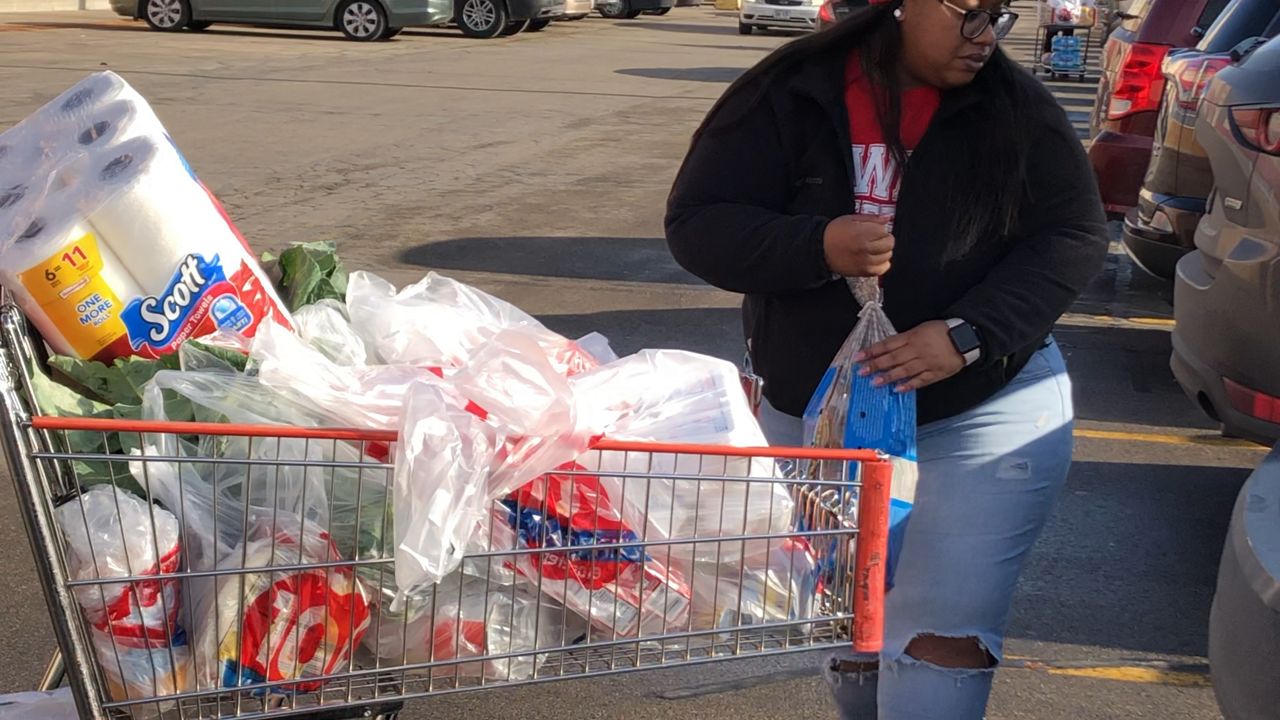 Shoppers Stock Up Ahead of Winter Storm in Wisconsin