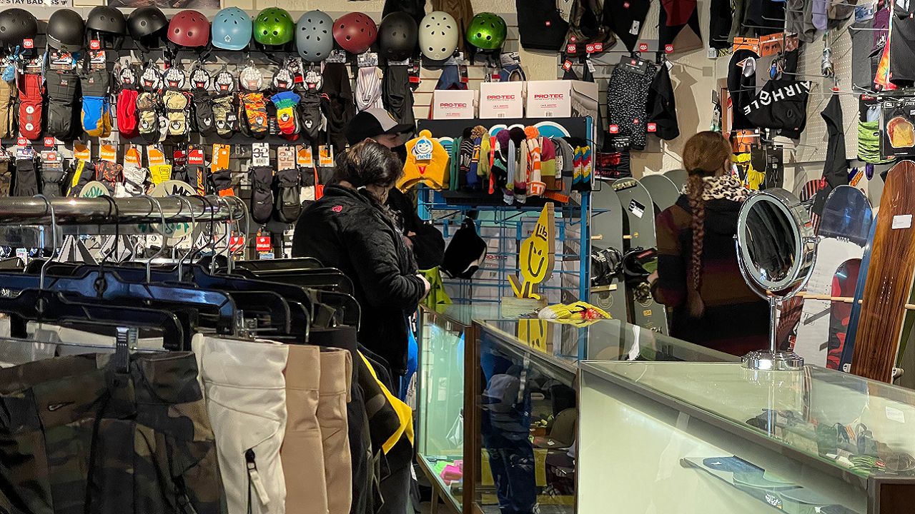 Snowboard Shop Says Business is Booming