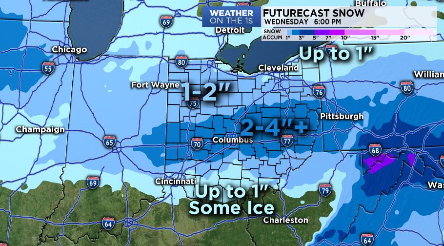 A Wintry Mix Headed For Ohio Wednesday