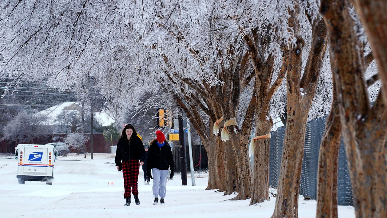 Old people Winter Storm