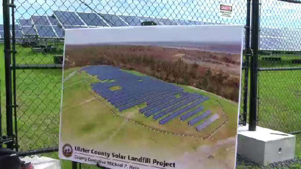 Solar farm replacing landfill in Ulster County