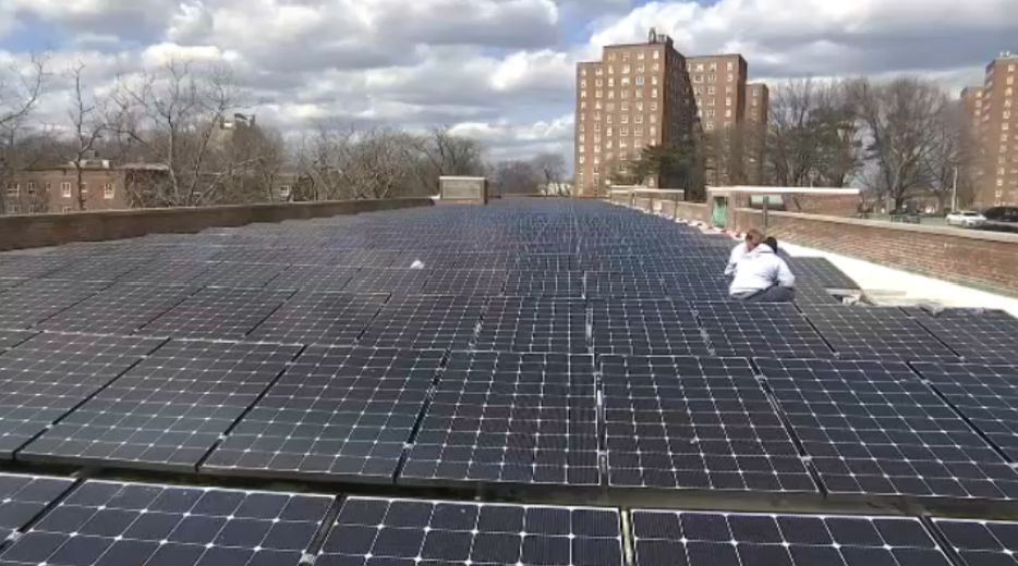 Solar panels for individual apartments Idea
