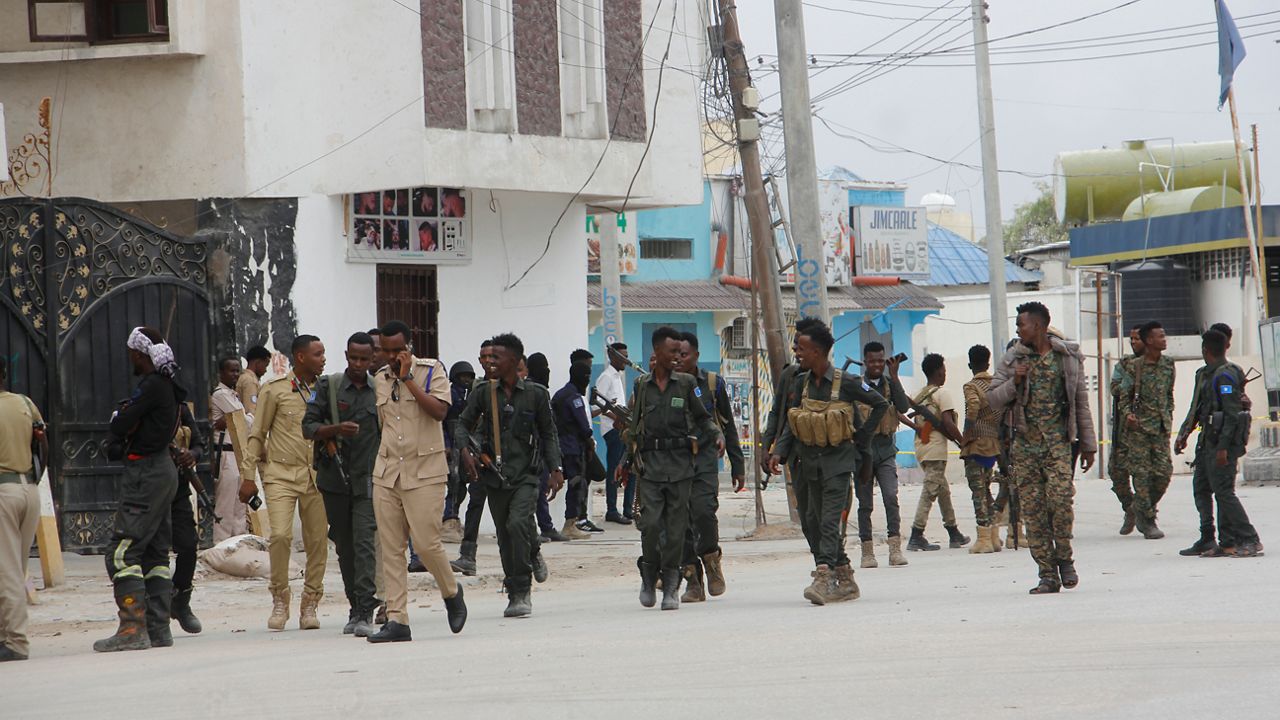 At least 10 killed as gunmen storm hotel in Somali capital