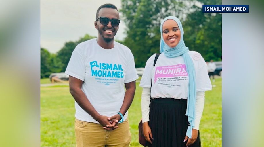 Ismail Mohamed (left) is running for Ohio House District 3 and Munira Abdullahi (right) is running for Ohio House District 9. (Ismail Mohamed)
