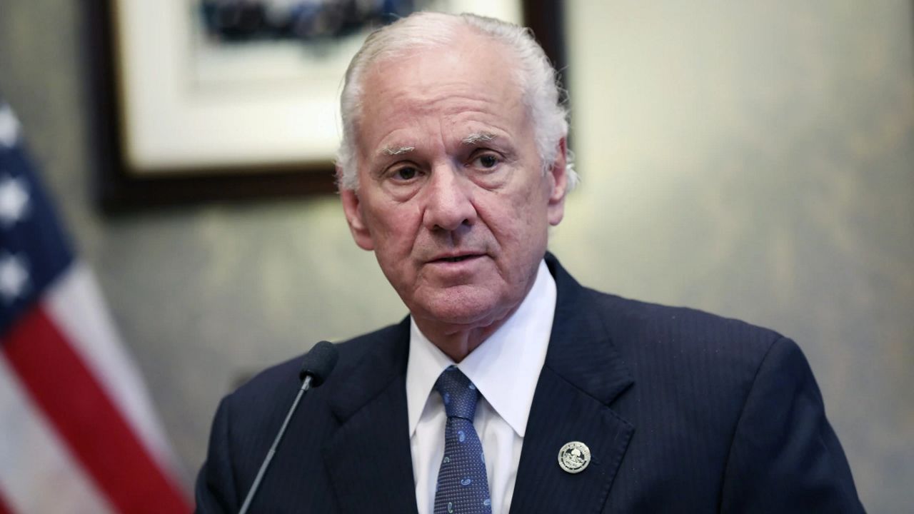 South Carolina Gov. Henry McMaster answers questions about the 2024 General Assembly's session at a news conference on Monday, May 13, 2024, in Columbia, S.C. McMaster signed into law Tuesday the bill that bans gender-transition care for transgender minors. (AP File Photo/Jeffrey Collins)