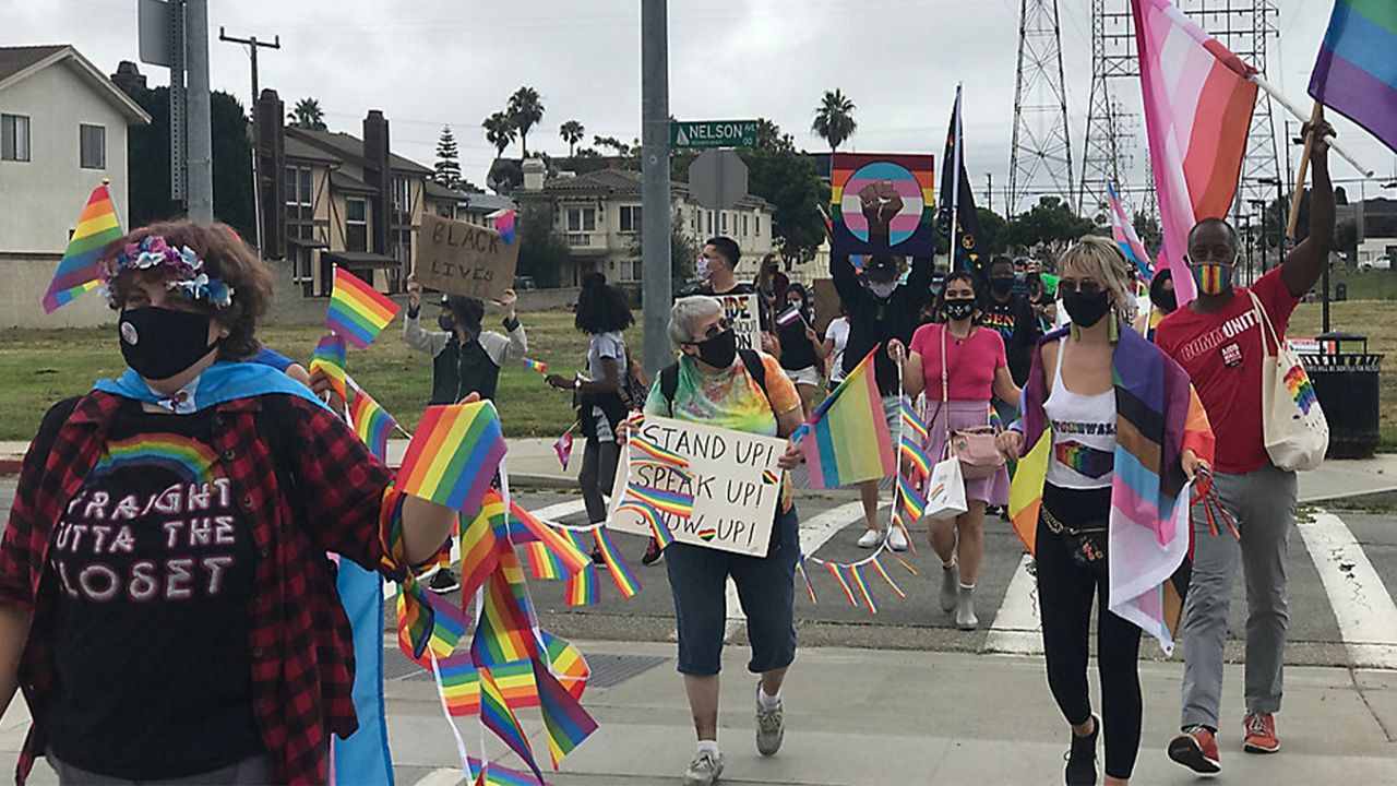 South Bay Pride March Takes Redondo Beach Greenbelt