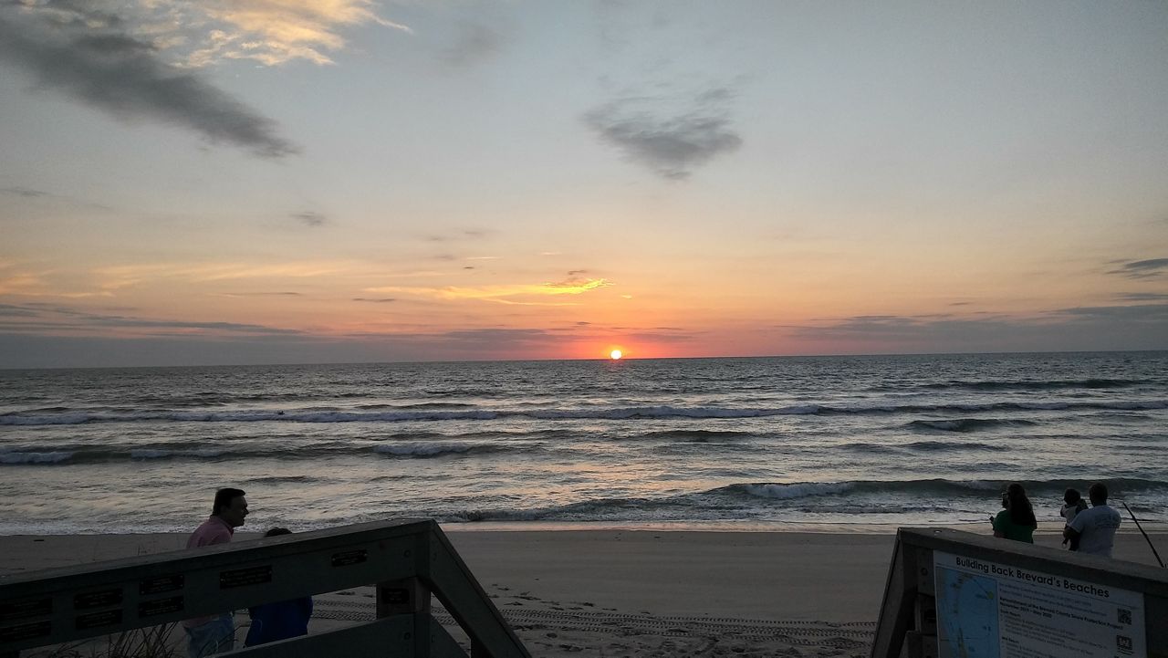 Sent via Spectrum News 13 app: Sunrise at South Patrick Shores, Saturday, April 11. (Sue Archer Smith, Viewer)