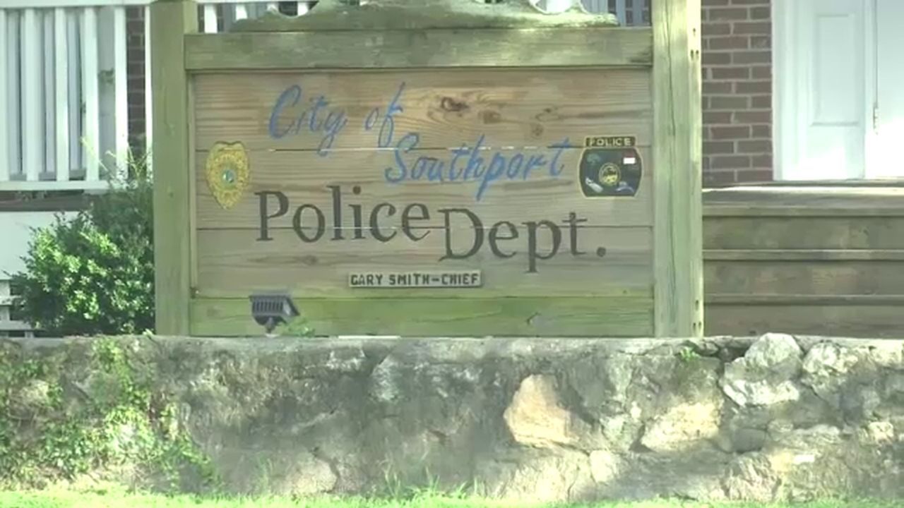 Southport police sign