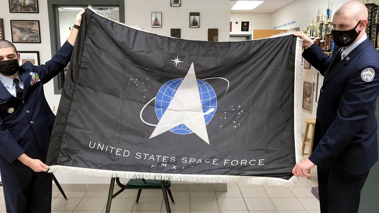 WATCH: Falcon High School Space Force JROTC evaluated