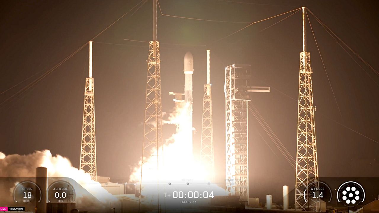 Falcon 9 lifts off on the Starlink 10-49 mission, SpaceX's last planned Falcon 9 Starlink launch from Florida, August 25, 2026