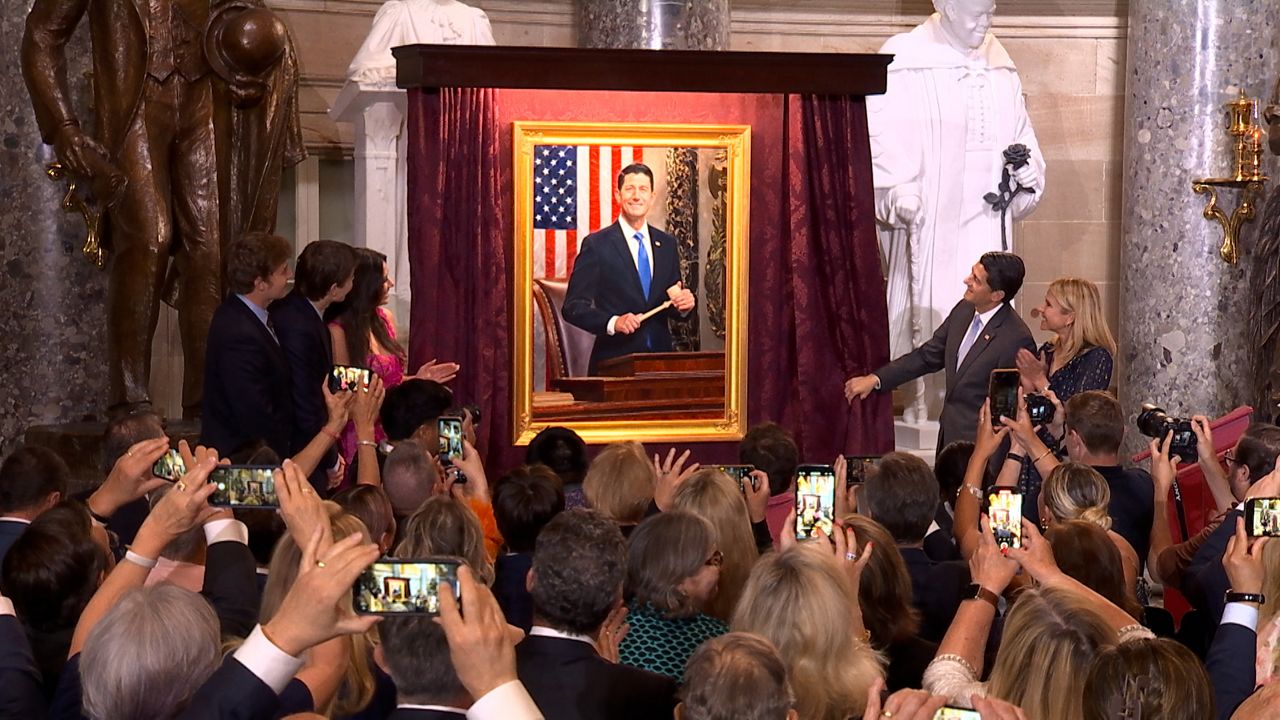 At Capitol portrait unveiling, Ryan reflects on achievements as