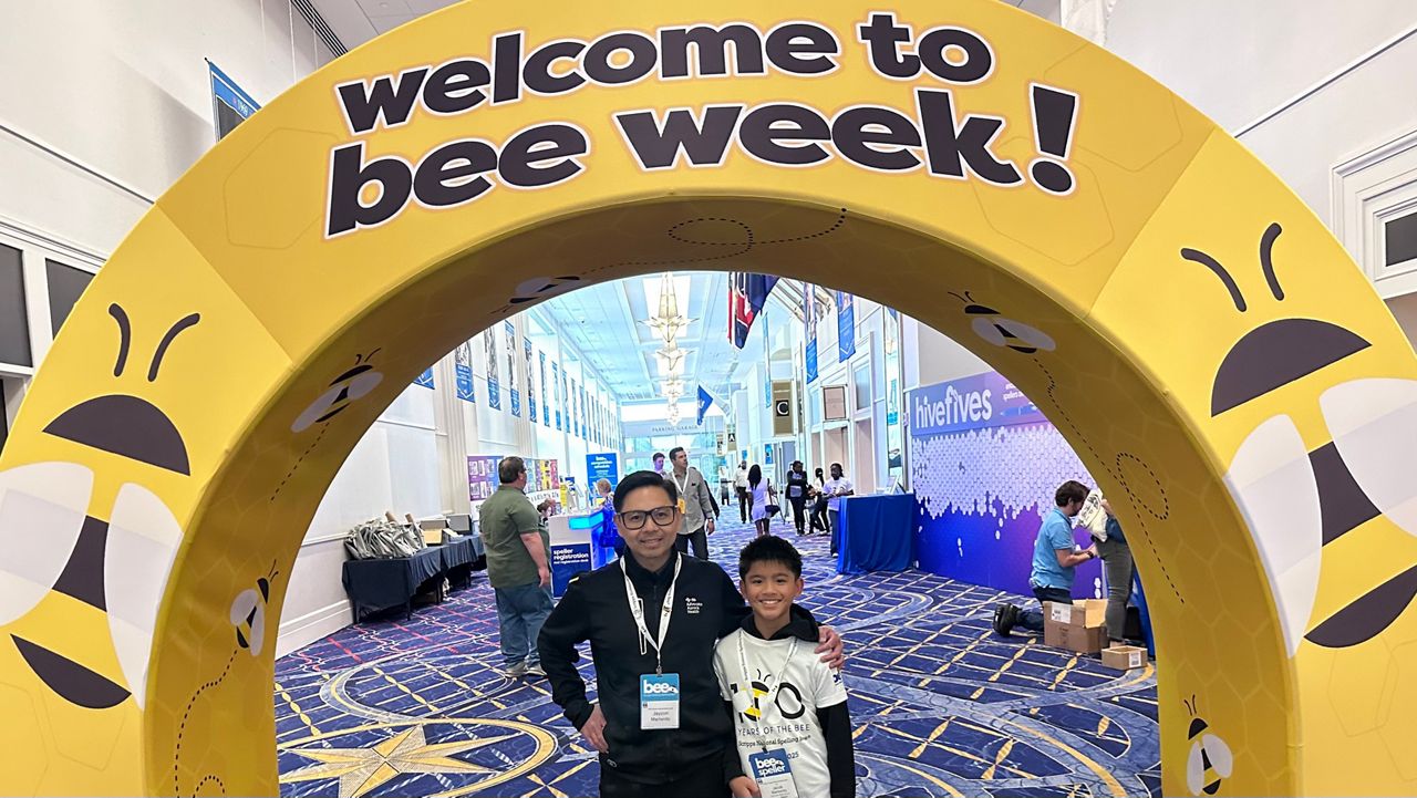 Jay and Jacob Martonito at the Scripps National Spelling Bee
