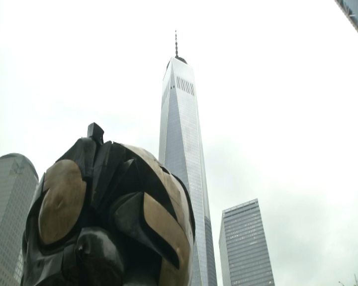 WTC 'sphere' returns to Lower Manhattan site
