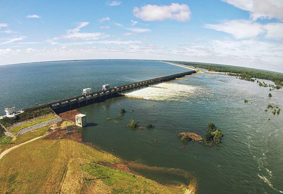 Santee Cooper dam