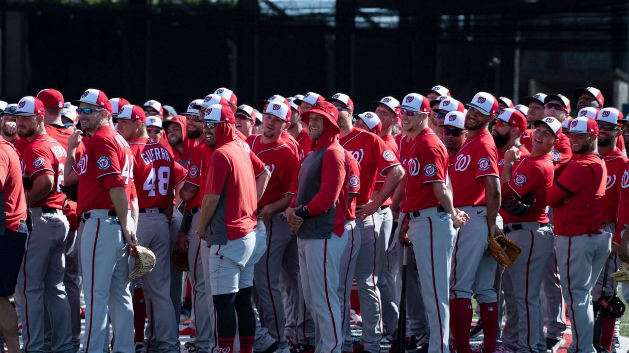 The World Series champion Washington Nationals have been cleared to use their home park, but will be without two key players. (Courtesy of the Washington Nationals)