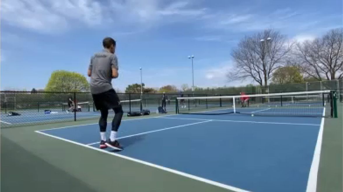 A squash court 