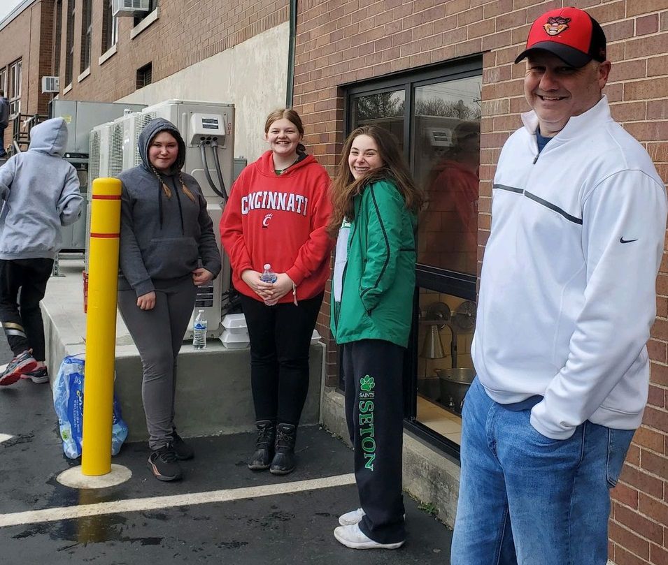 There are dozens of fish fries at churches and community organizations across Greater Cincinnati every Lent. For many west siders, the St. Al's drive-thru is the best. (Photo courtesy of St. Al's)