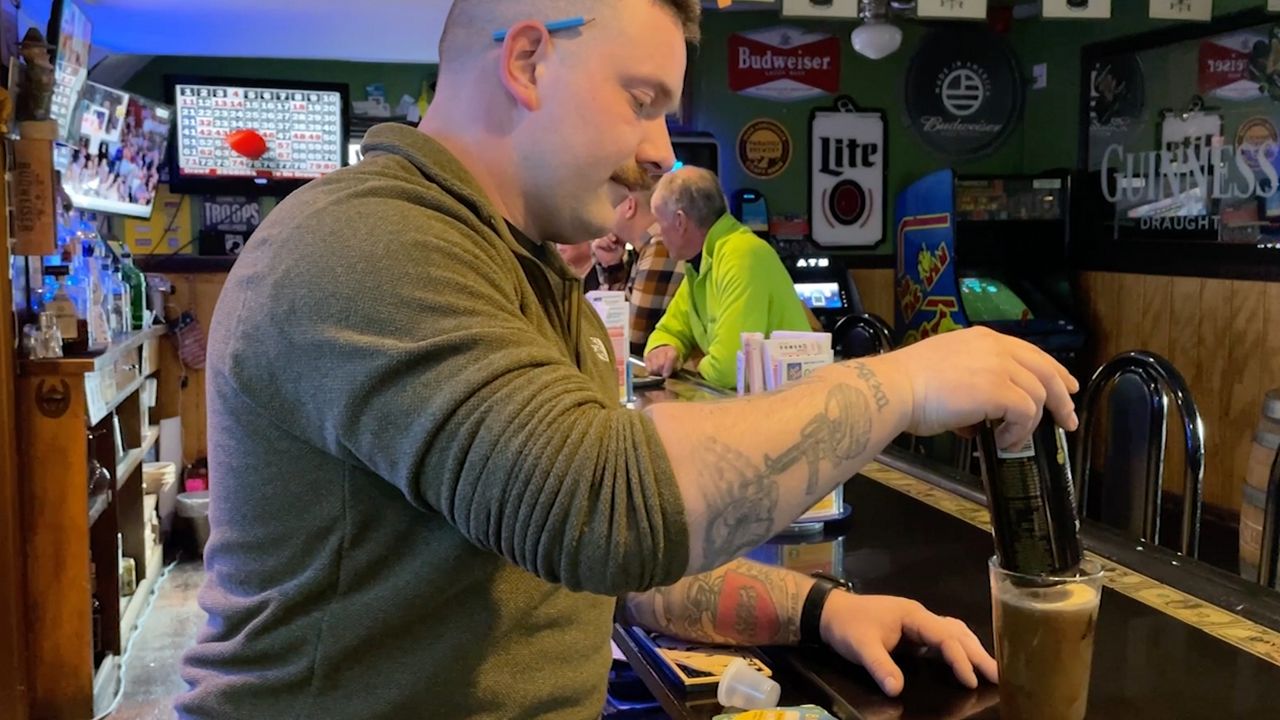 bartender at pub