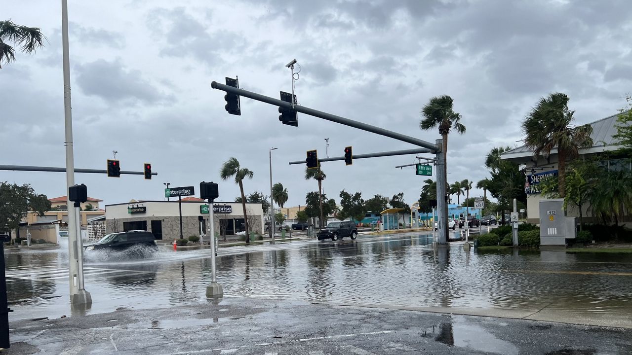 Flooding in St. Pete Beach due to Hurricane Helene. (Courtesy: Pinellas County Sheriff's Office)