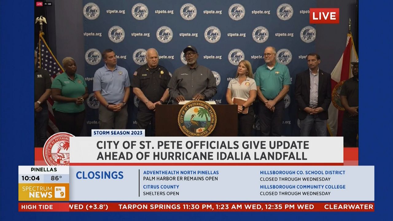 St. Pete Mayor Ken Welch provides an update on Idalia