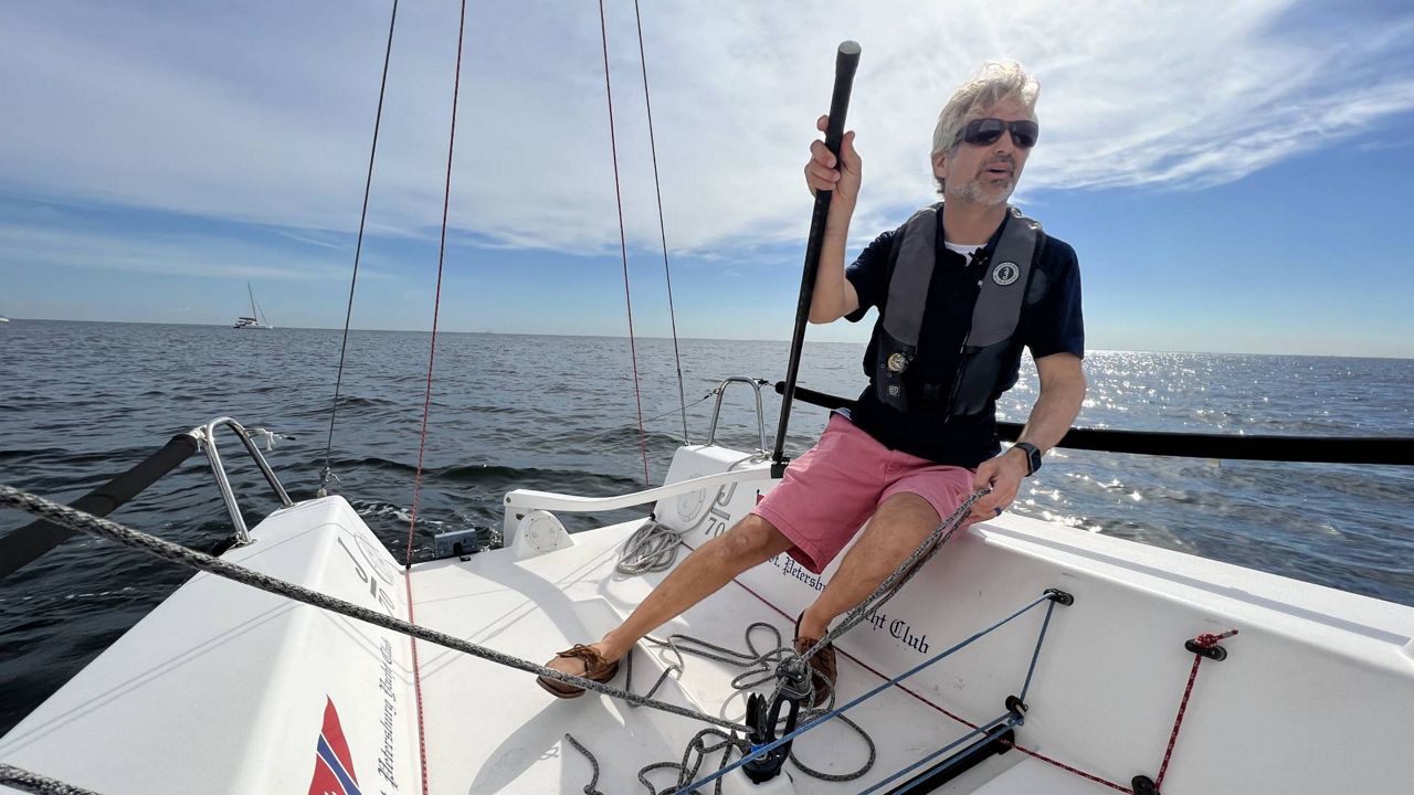 Take in the sites around St Pete on a sailboat