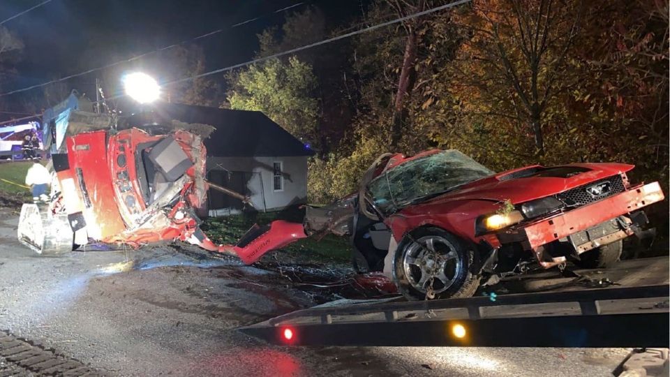 Driver Seriously Hurt in Violent Crash in Pembroke