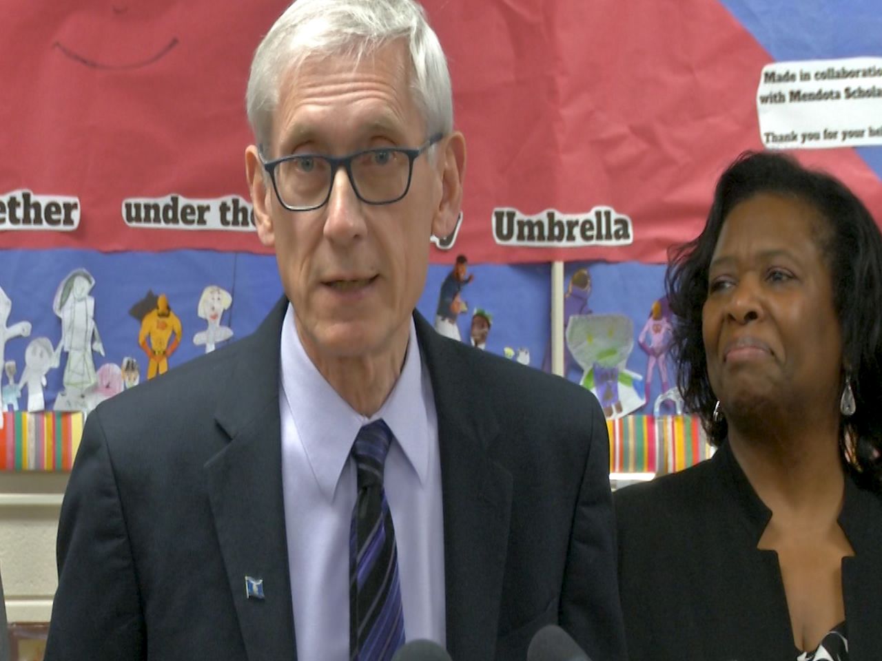Gov. Evers announces new Star Student Program during a press conference Wednesday.