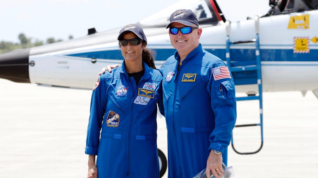 NASA Starliner astronauts Cmdr. Barry “Butch” Wilmore and pilot Sunita “Suni” Williams (AP)