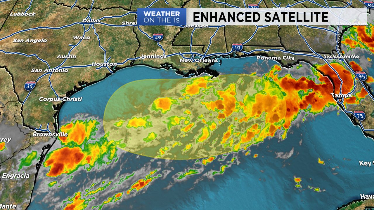 Gulf Storm Could Form Along Stalled Out Cold Front