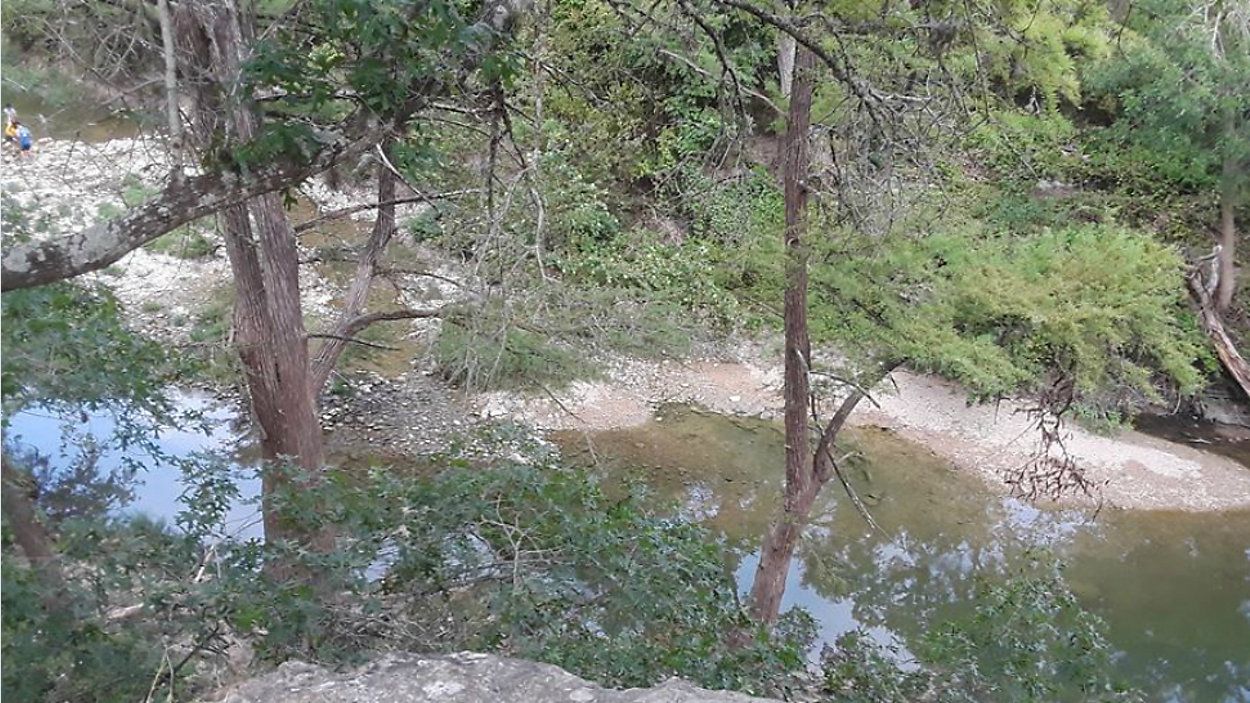 A portion of McKinney Falls State Park in Austin, Texas, appears in this image from August 11, 2019. (Spectrum News)
