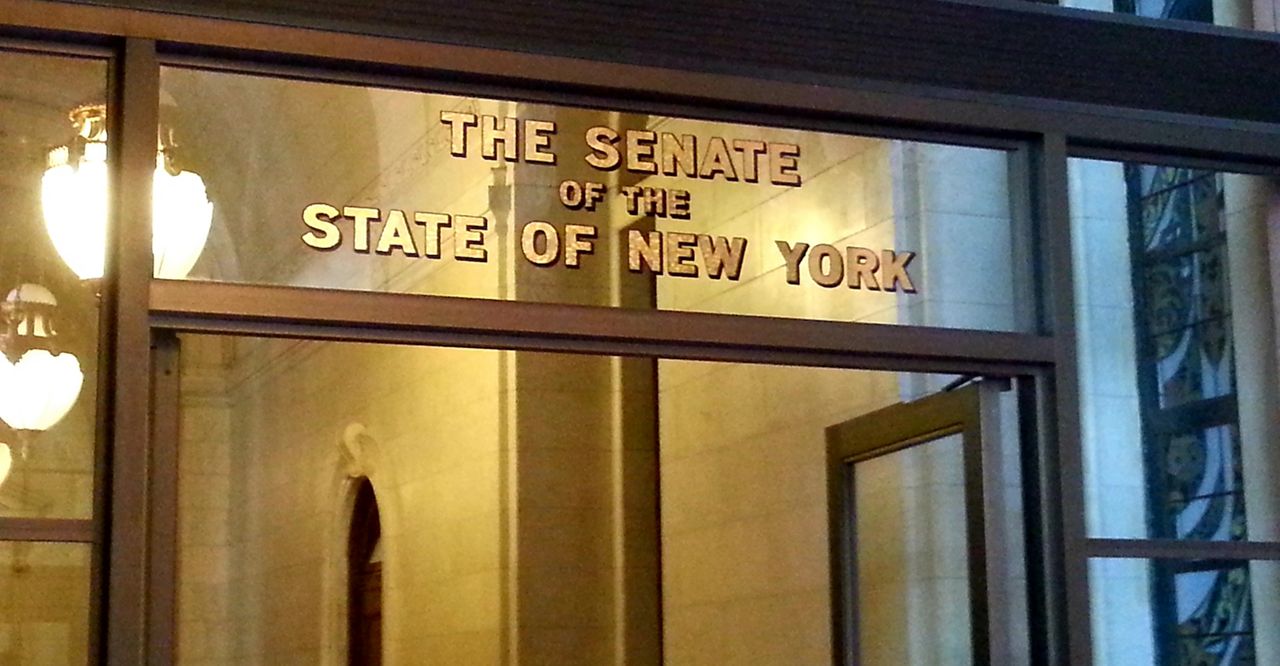 NY State Senate doors