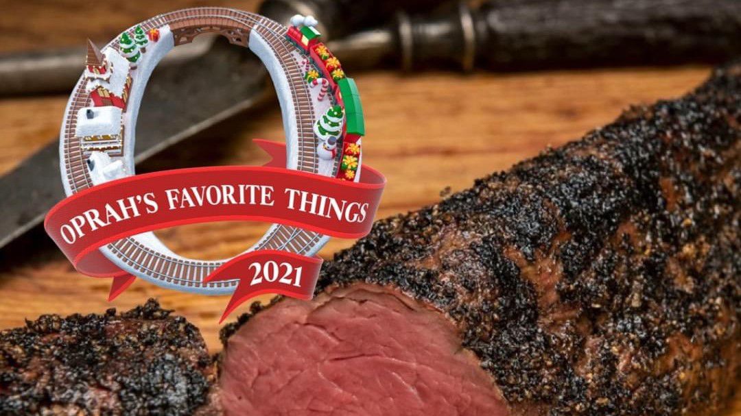 The Perini Ranch mesquite-smoked peppered beef tenderloin is just one of 110 items featured on Oprah's Favorite Things List 2021. (Courtesy Perini Ranch Steakhouse)