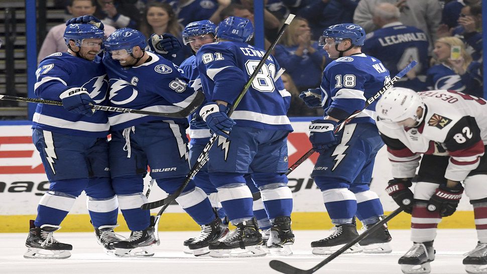 Steven Stamkos became the Lightning's franchise leader in goals when he scored in the first period on Monday night against Arizona.