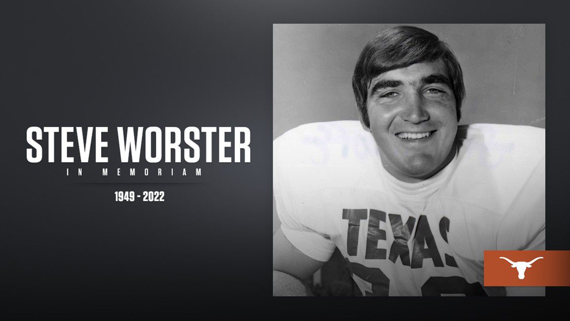 In memoriam of Steve Worster. (Texas Athletics)