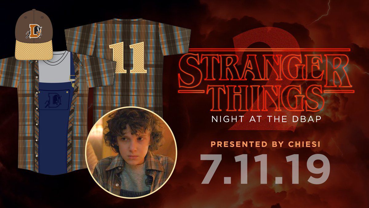 X \ Durham Bulls على X: Bull Durham Bull Sharks Stranger Things