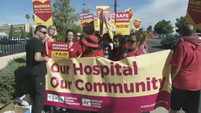 Up to 1,000 Nurses at Antelope Valley Hospital on Strike