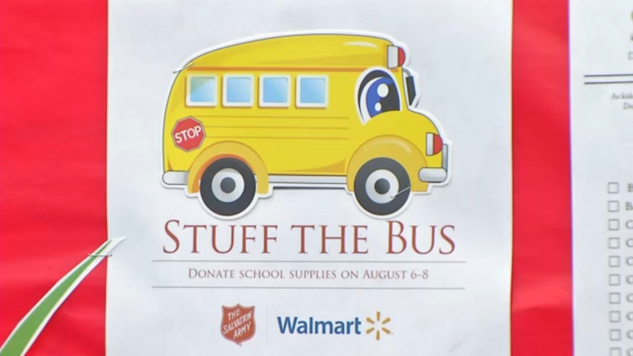 Rochester Walmart Stores Host 'stuff The Bus' Event