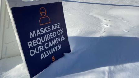 SU masks sign