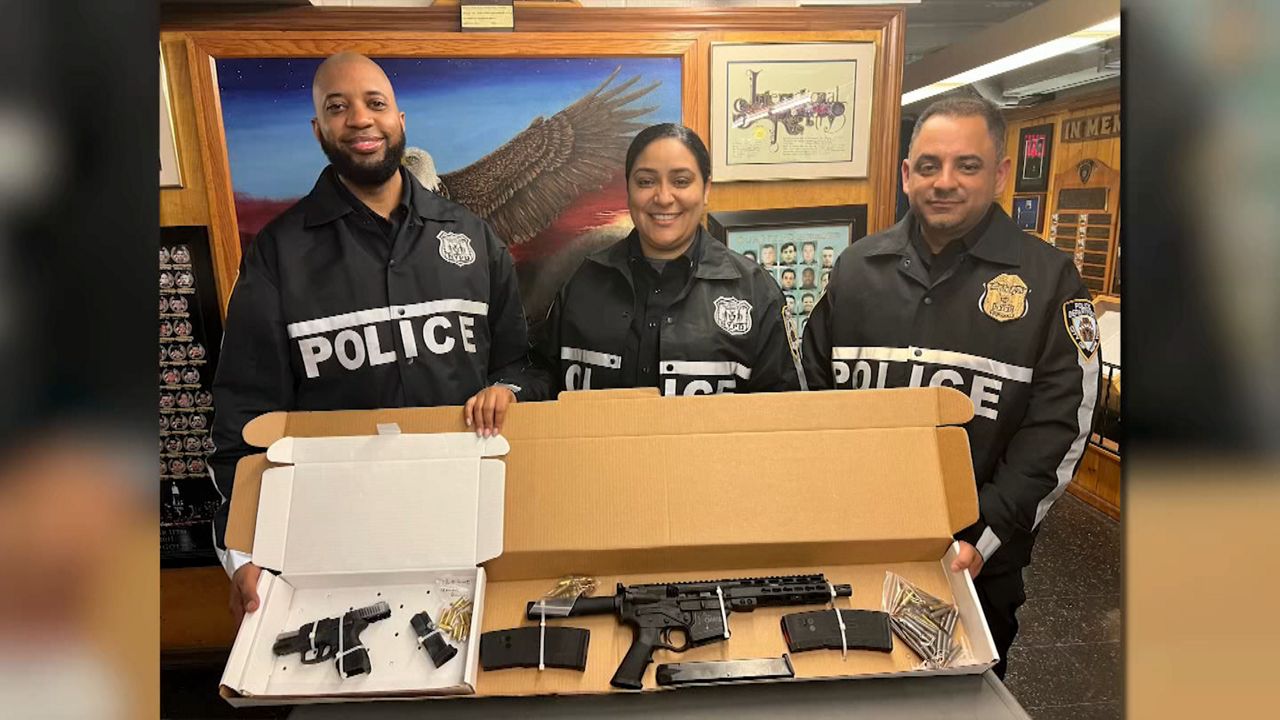 NYPD recover subway weapons