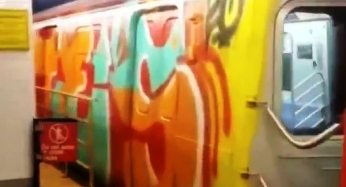 Subway graffiti 