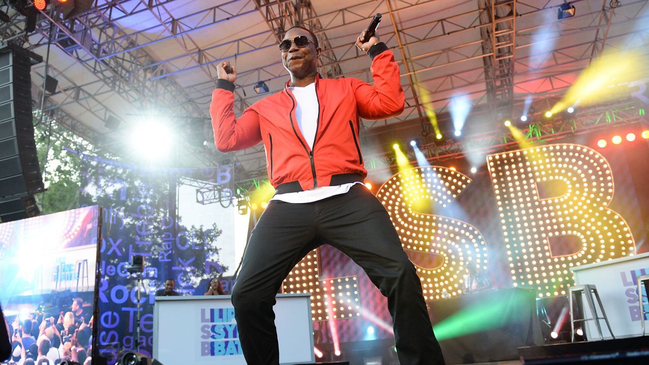 Rapper Doug E. Fresh performs at SummerStage in Central Park on Monday, July 13, 2015 in New York.