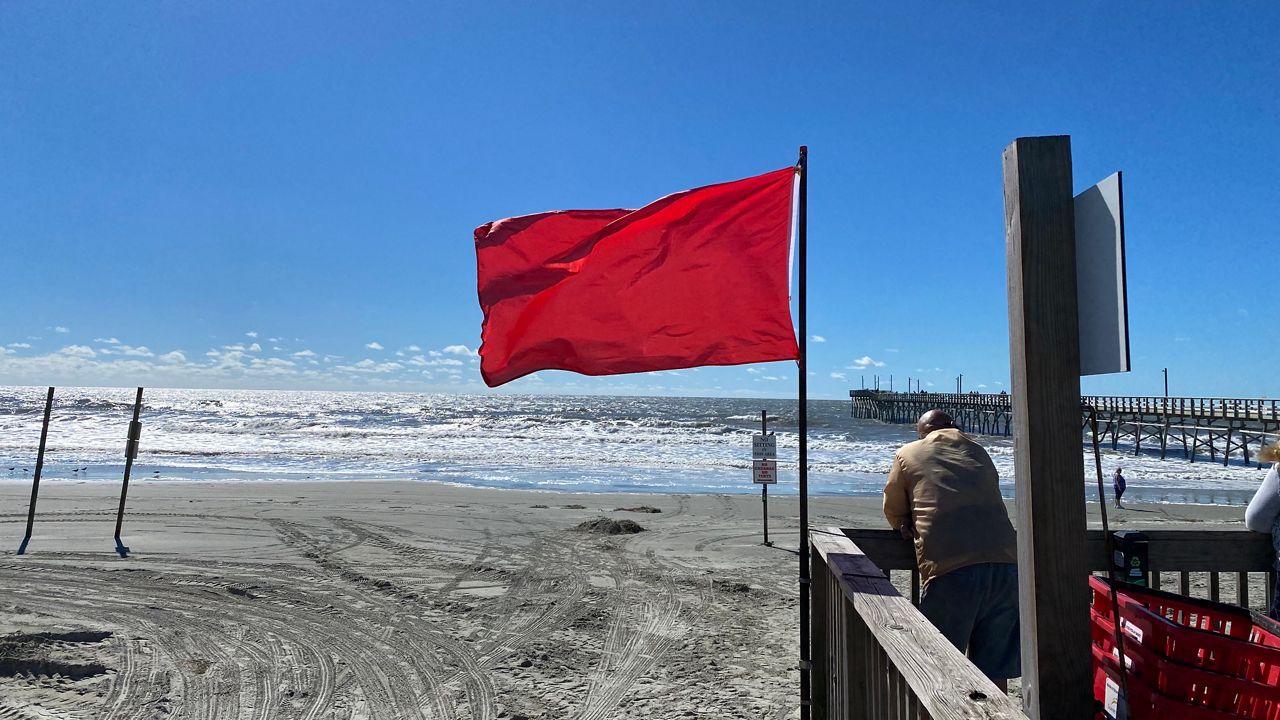 Sunet Beach, North Carolina, saw tropical-storm force winds from Hurricane Ian.