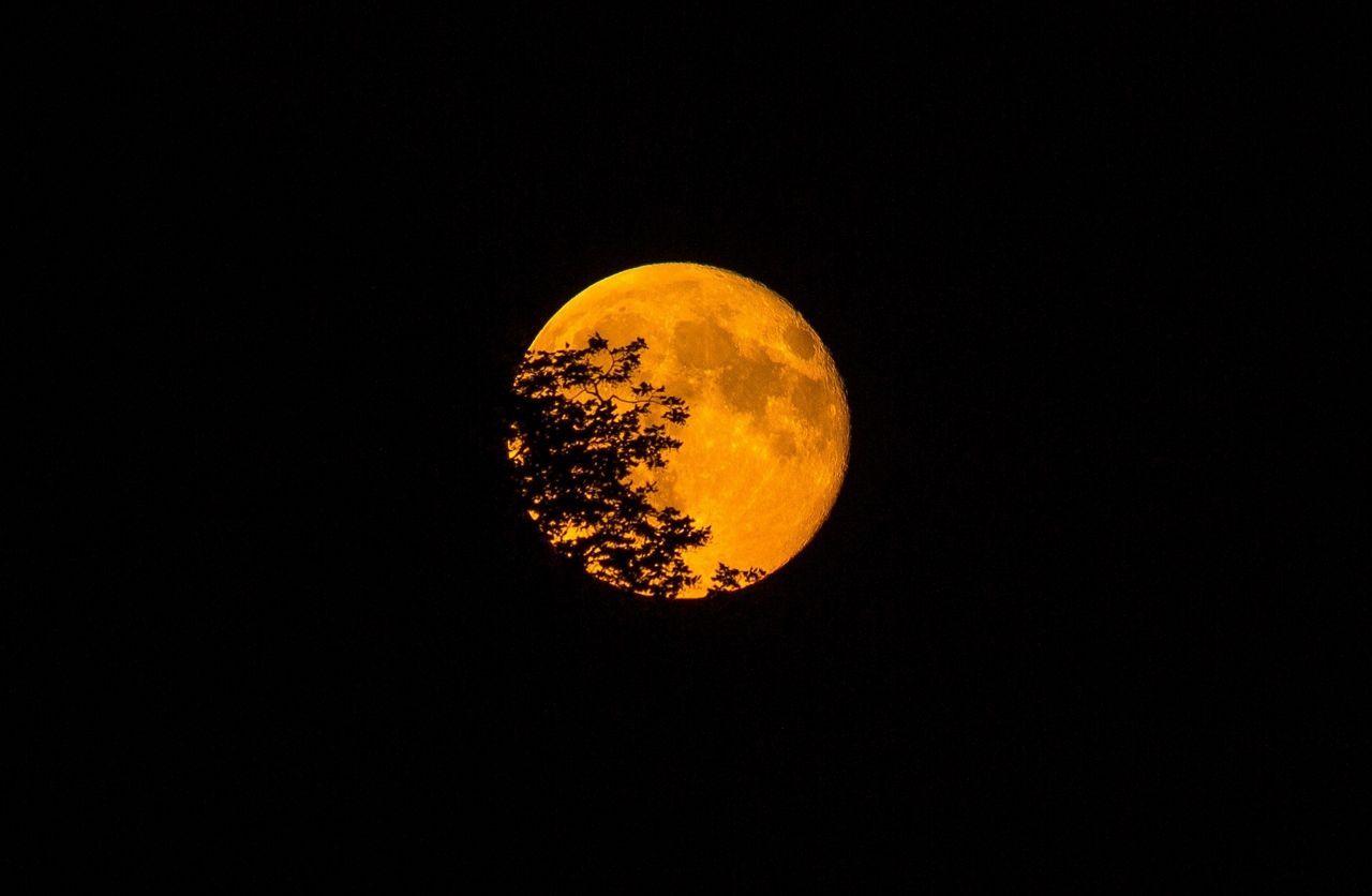 Supermoon and total lunar eclipse