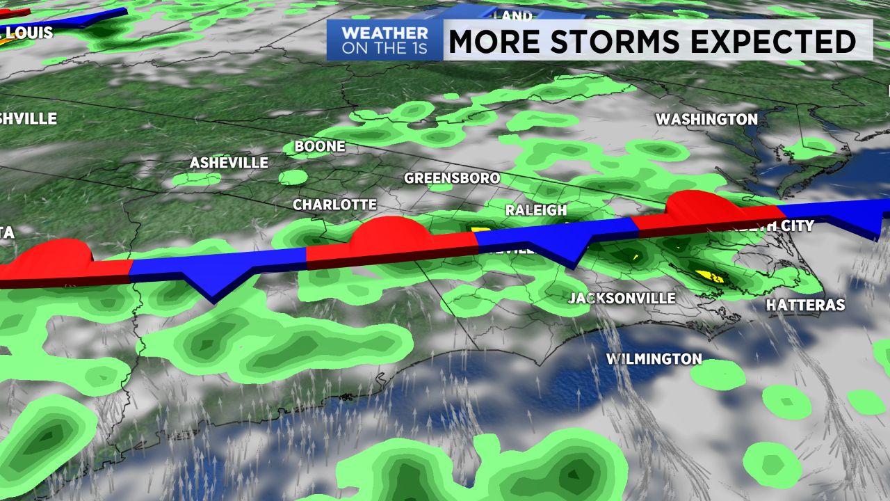 Showers and storms likely this weekend