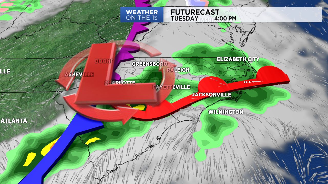 rain returns for Tuesday