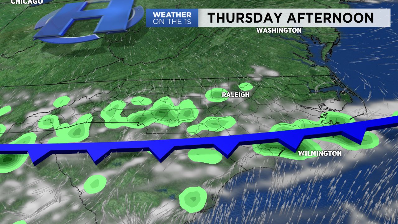 A few storms possible Thursday