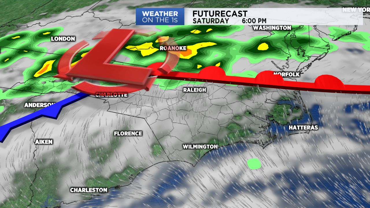 We could see few showers this weekend